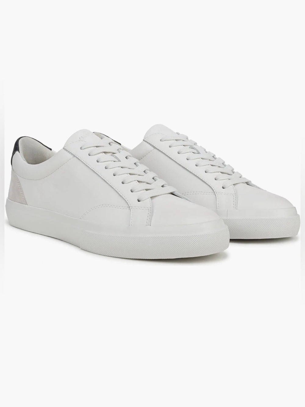 NWOT VINCE Fremont White Low-Top Sneakers
Size 13